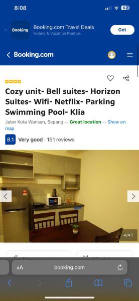 Cozy unit-Bell suites- Horizon Suites